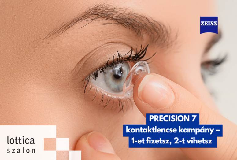 PRECISION 7 kontaktlencse – heti kényelem, dupla mennyiség most egy áráért