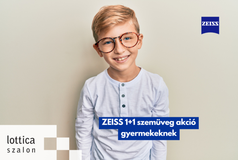 ZEISS 1+1 szemüveg akció gyermekeknek – kedvezményes tartalék szemüveg